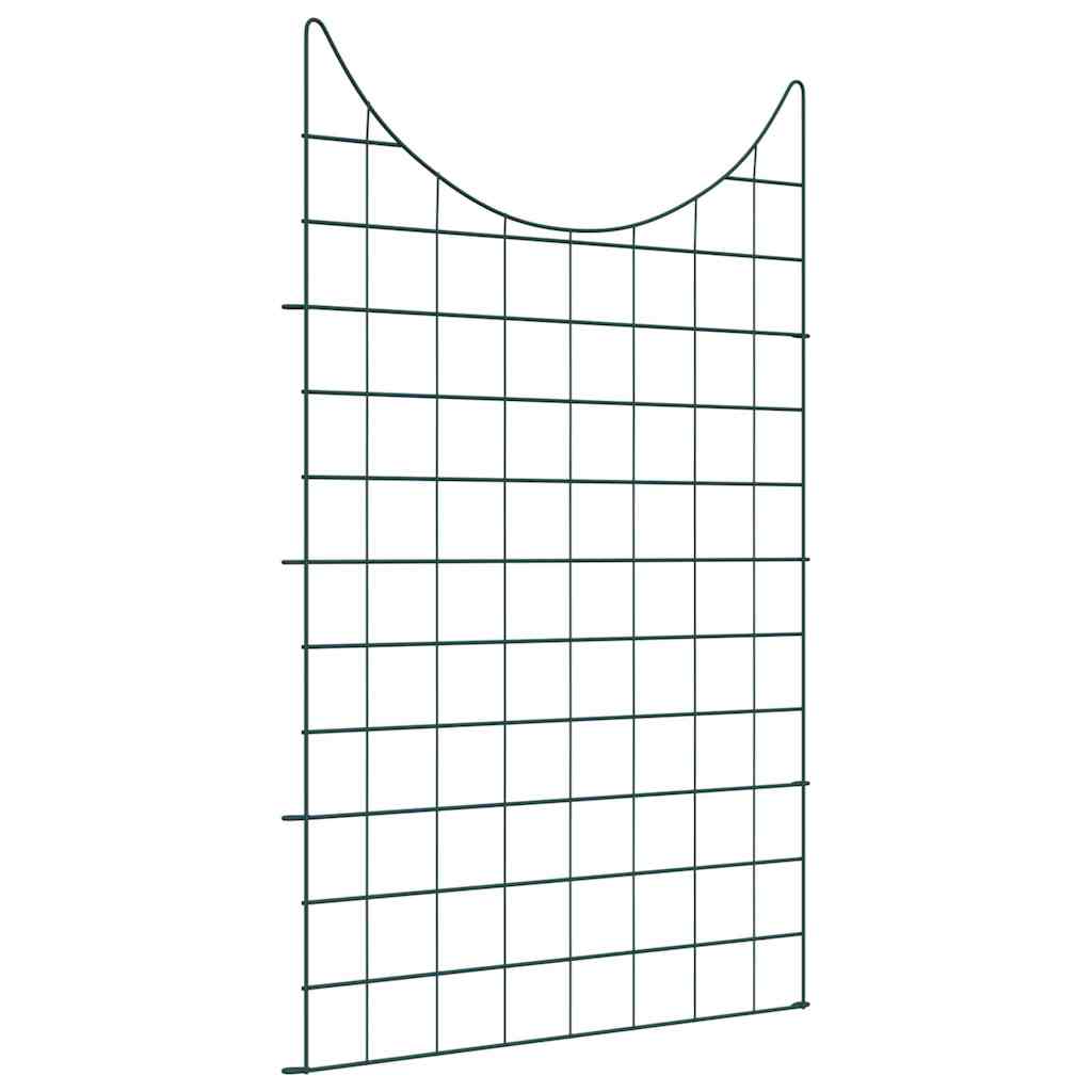 vidaXL Schuttingset 77,5x64 cm groen