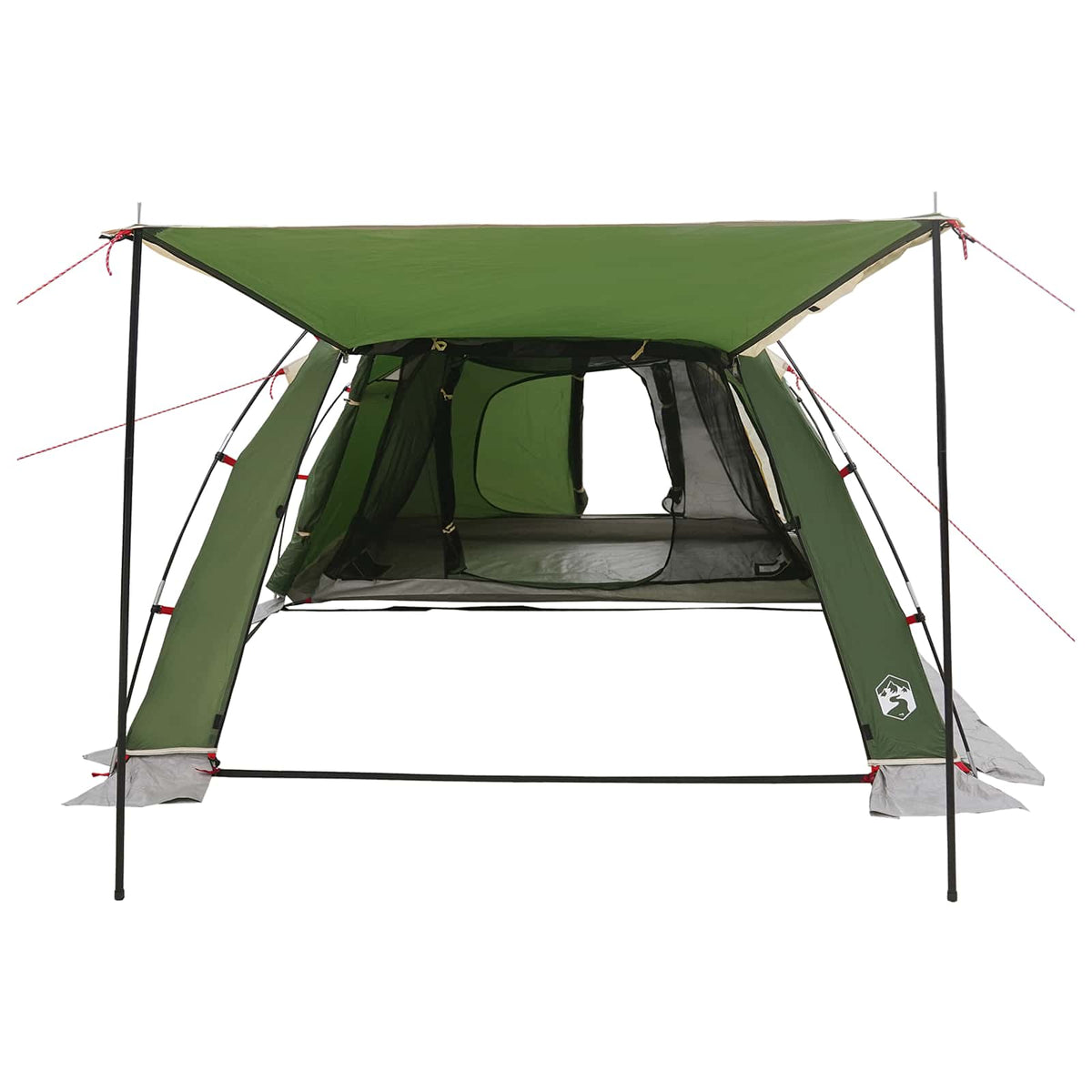 vidaXL Tunneltent Groen 361 x 235 x 147 cm