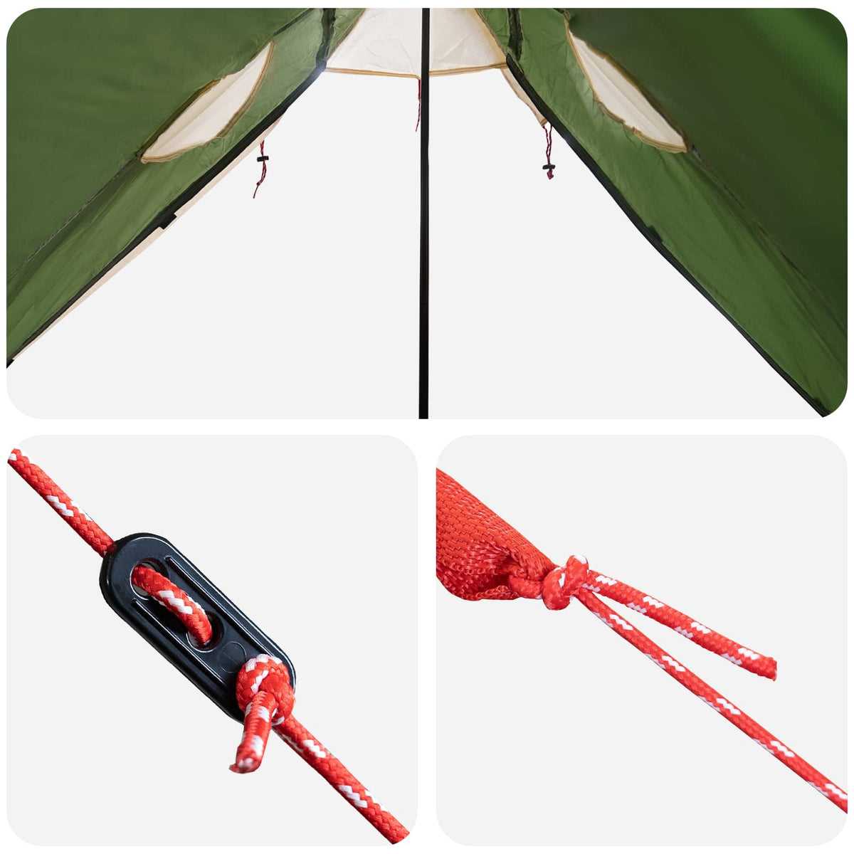 vidaXL 2-in-1 Regen Poncho met Kap Groen 262 x 126 x 130 cm