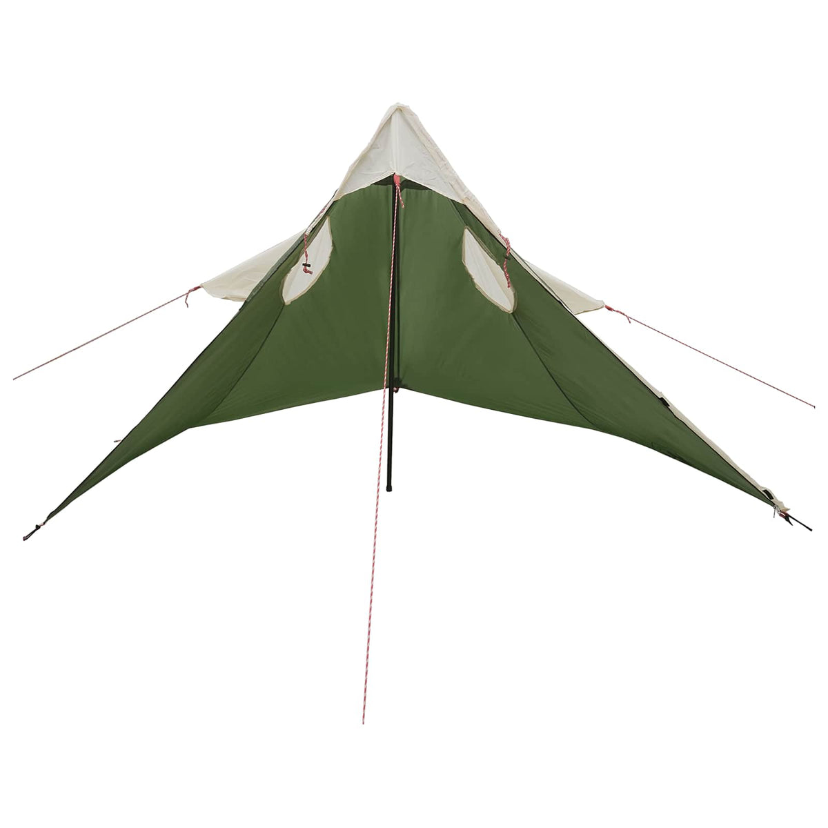 vidaXL 2-in-1 Regen Poncho met Kap Groen 262 x 126 x 130 cm