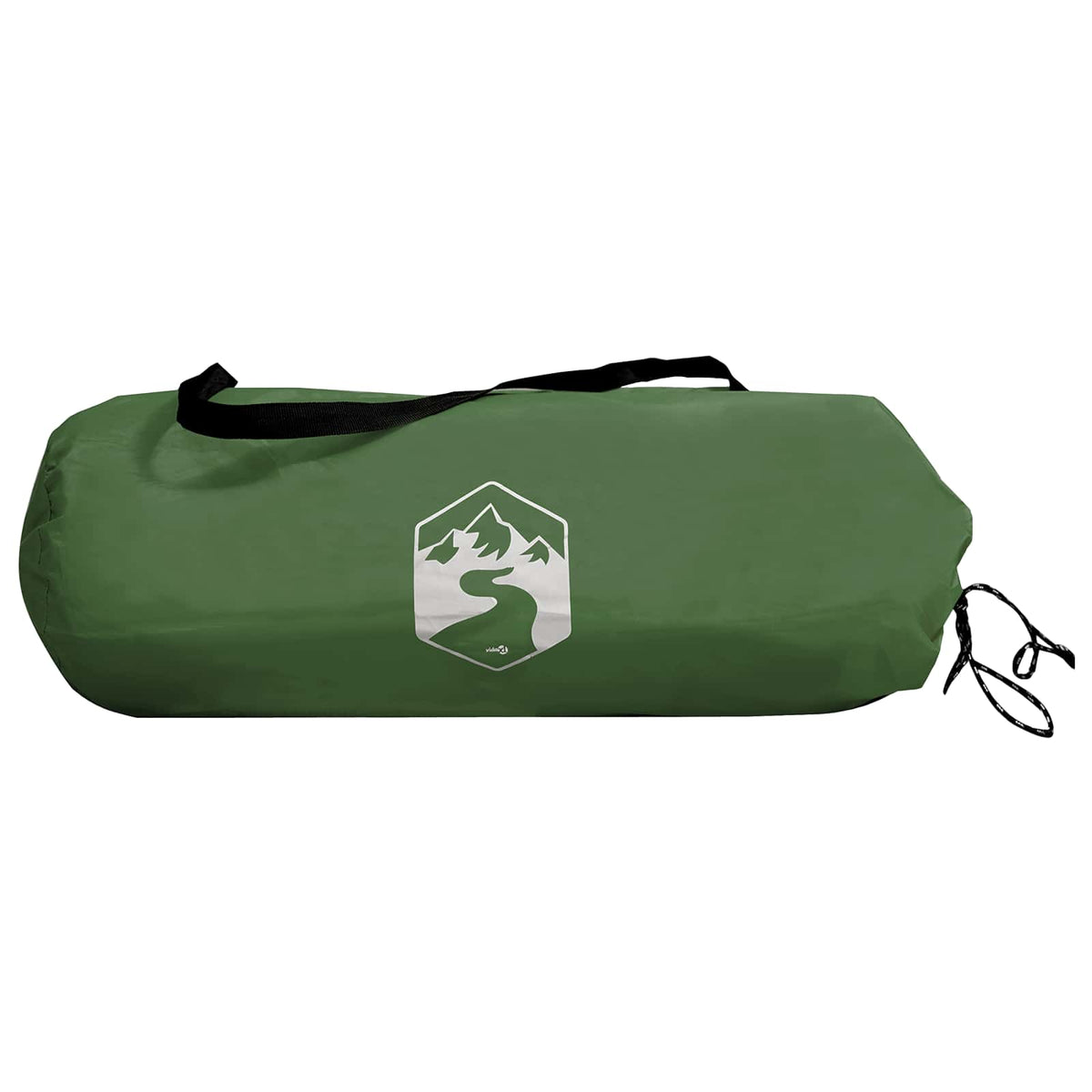 vidaXL Backpacking Tent Groen 2-persoons 185T Polyester met PU Coating