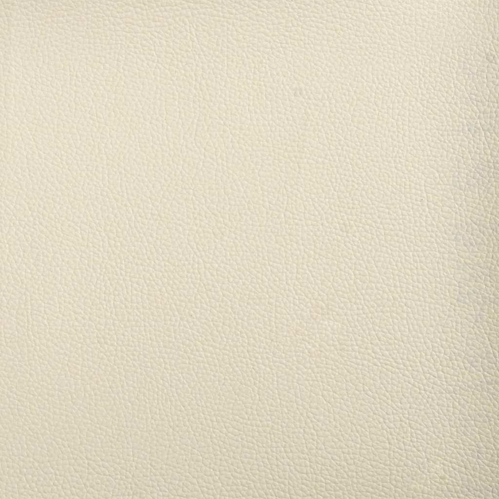 vidaXL Eetstoelen met wielen 2 pcs Crème 57 x 66 x 94 cm Kunstleer