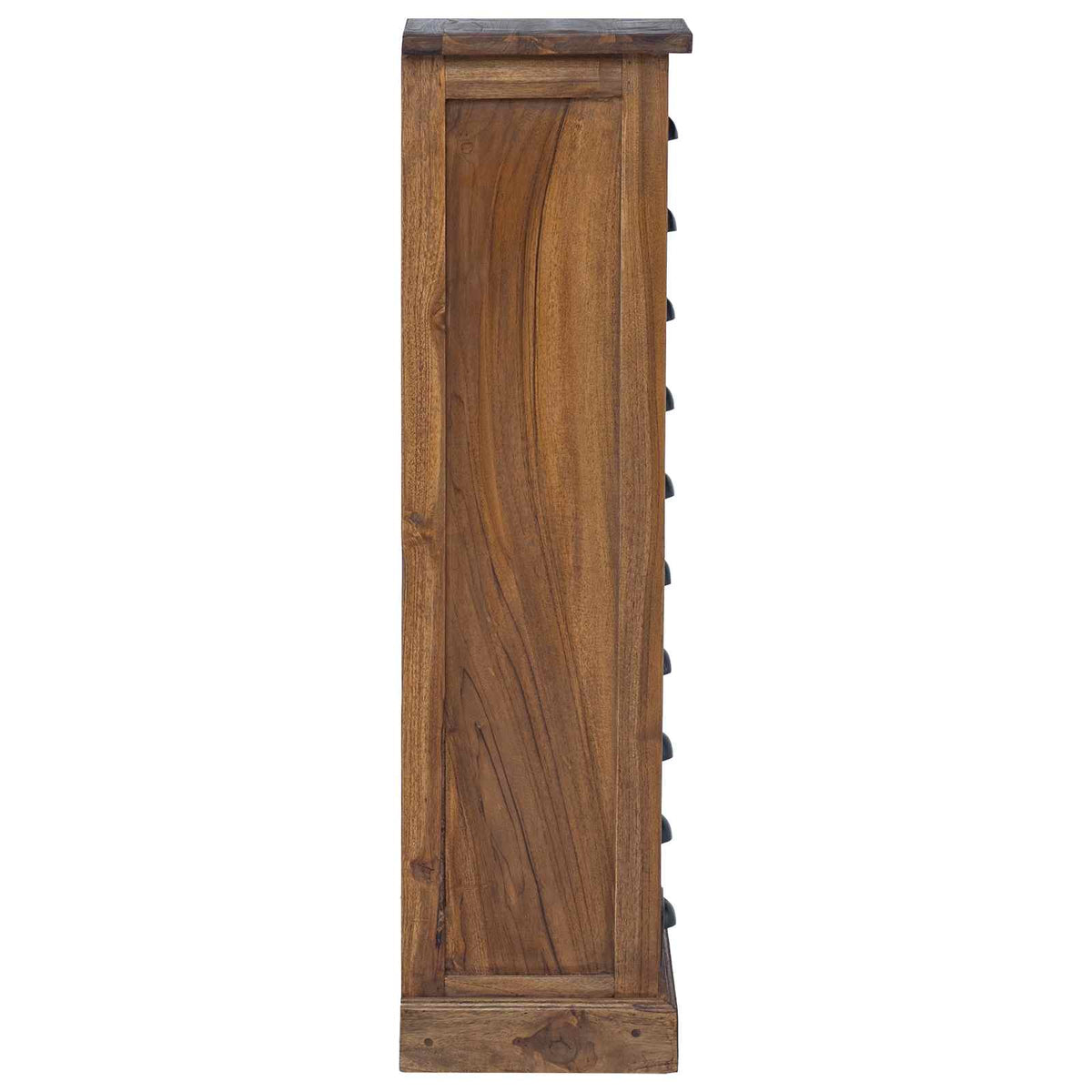 vidaXL Ladekast met lade Bruin 35,5 x 29,5 x 60 cm Massief Teakhout