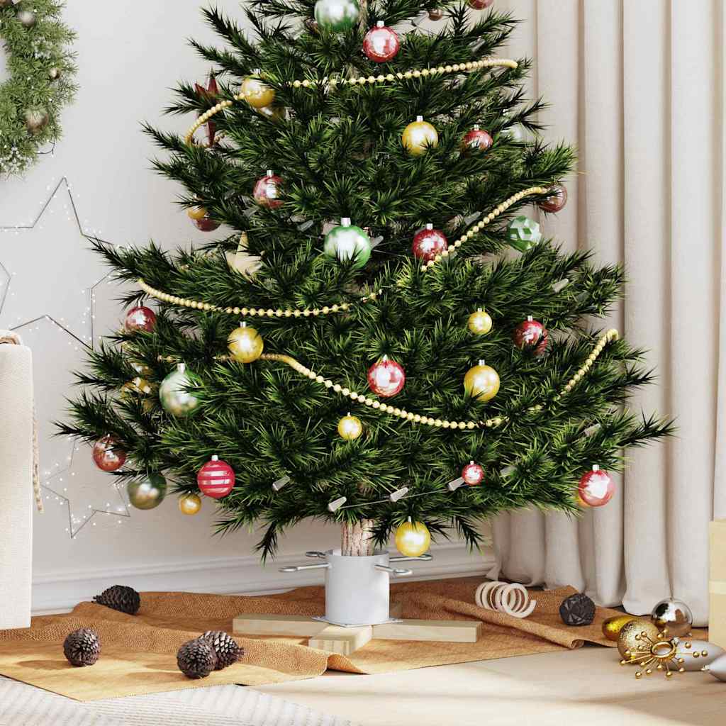 vidaXL Kerstboomstandaard Groen 50 x 50 x 16 cm Massief grenenhout