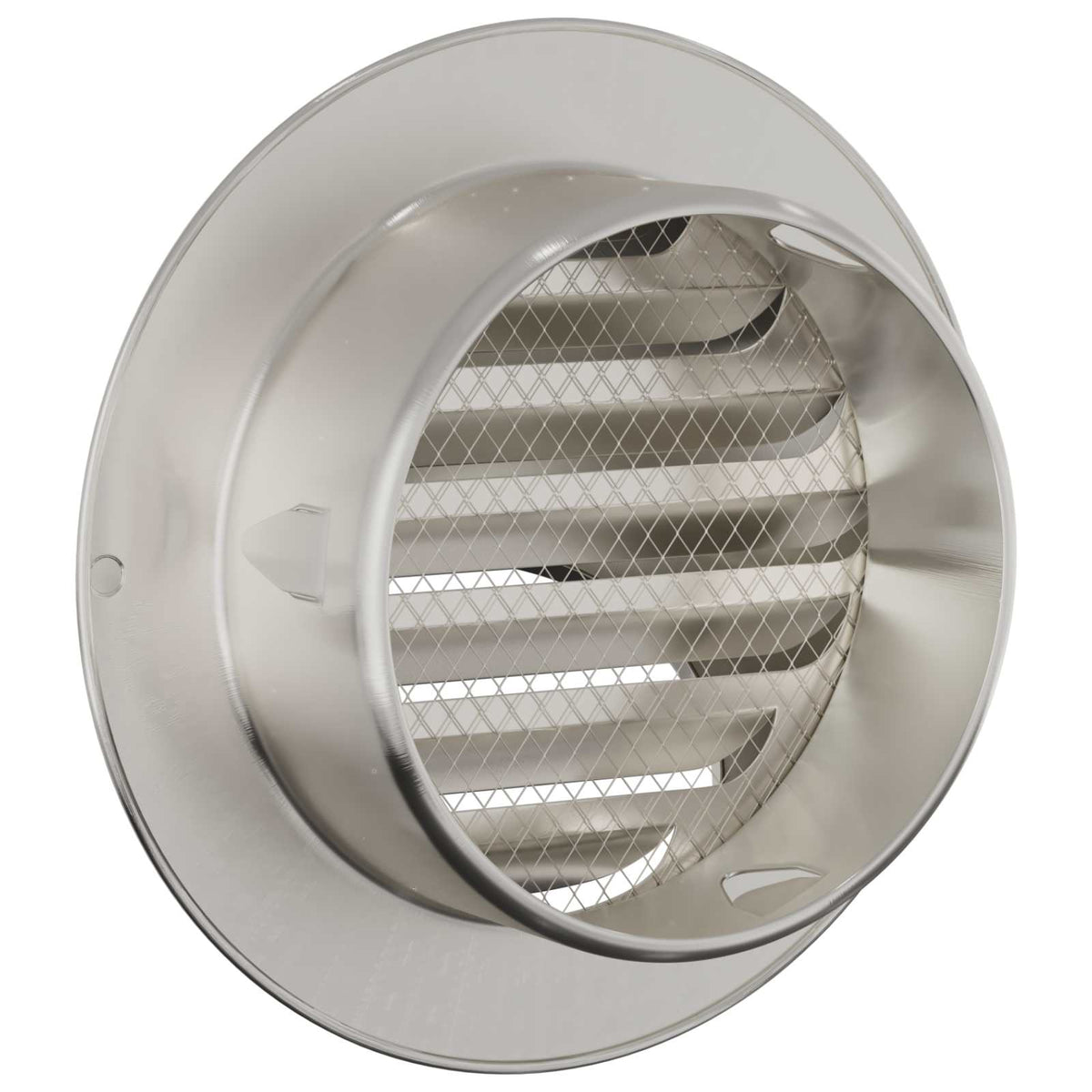 vidaXL Luchtventilatie roosters 8 pcs Zilver 200 mm Roestvrij staal