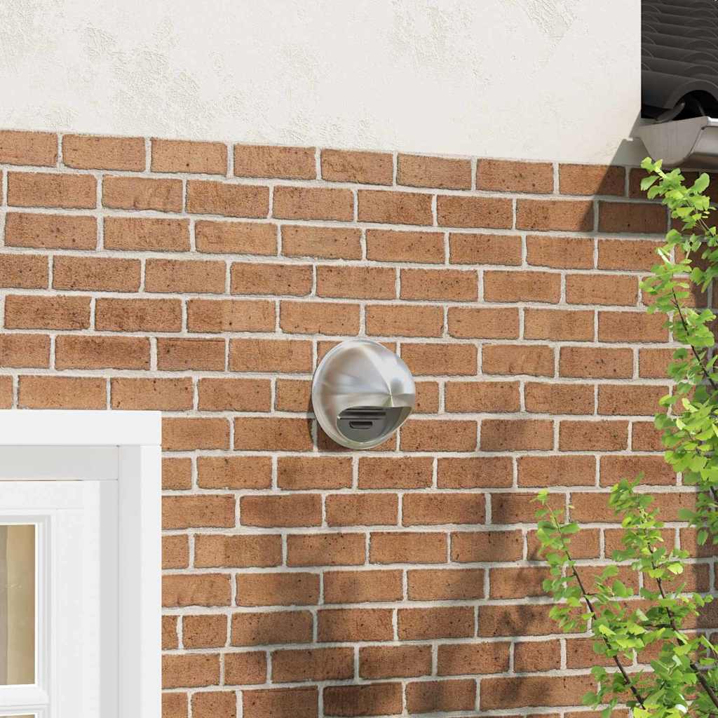 vidaXL Luchtventilatie roosters 8 pcs Zilver 200 mm Roestvrij staal