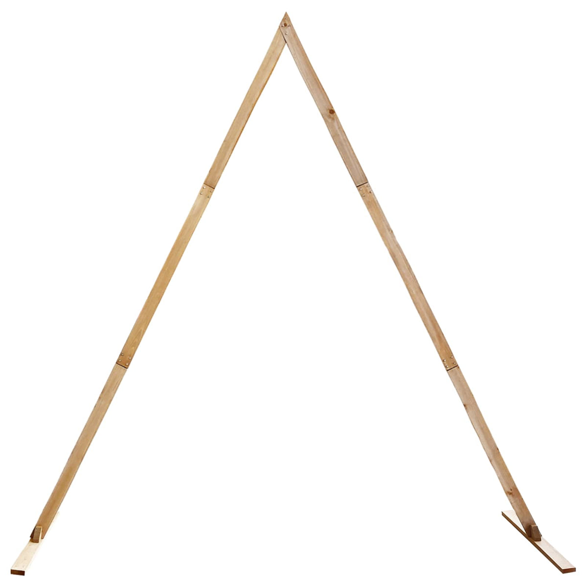 vidaXL Trouwrand Licht Bruin 225 x 95 x 226 cm Massief Vurenhout