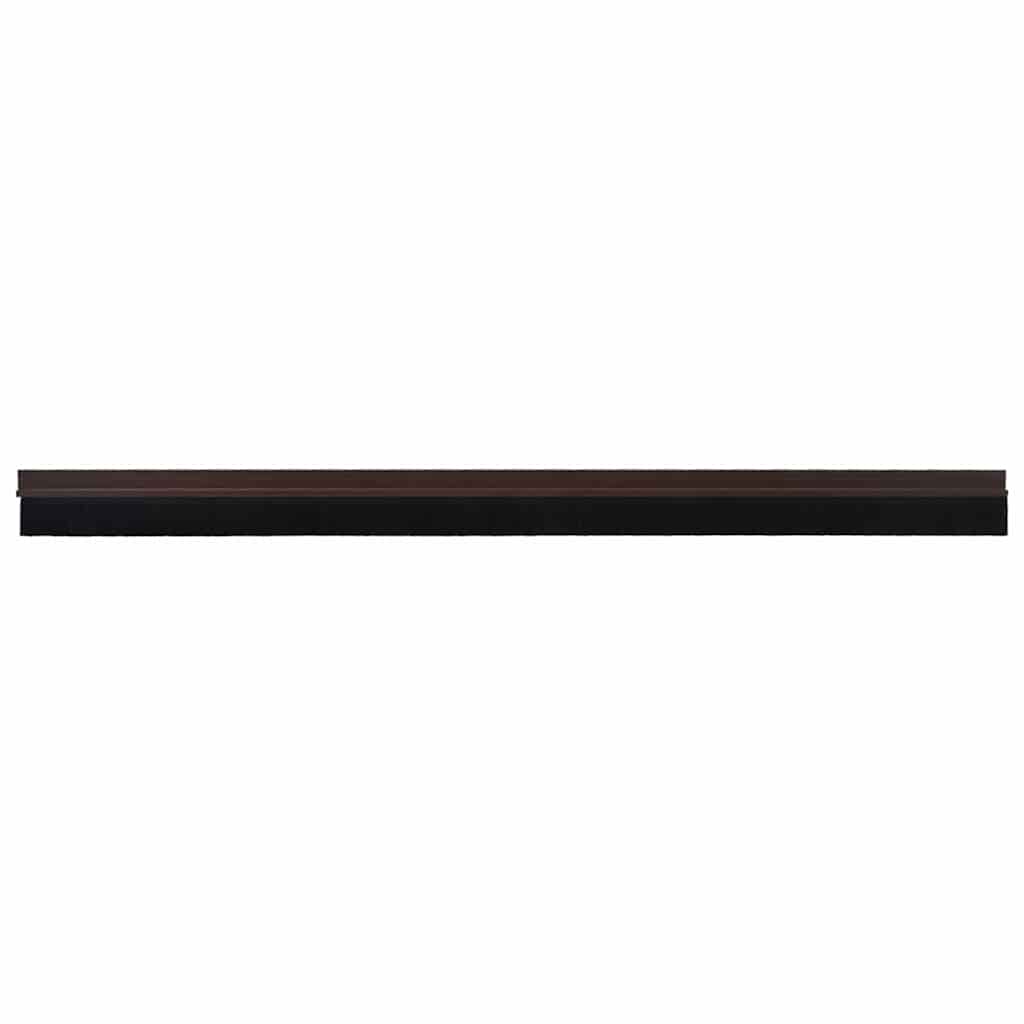 vidaXL Zelfklevende Deurborstels 2 pcs Bruin 100 cm Aluminium Legering