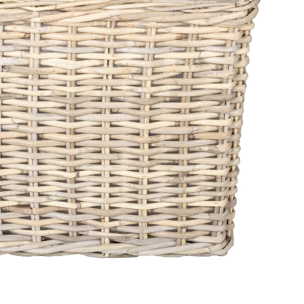 vidaXL Plantenmand met opslag 2 pcs Grijs Lacak Riet