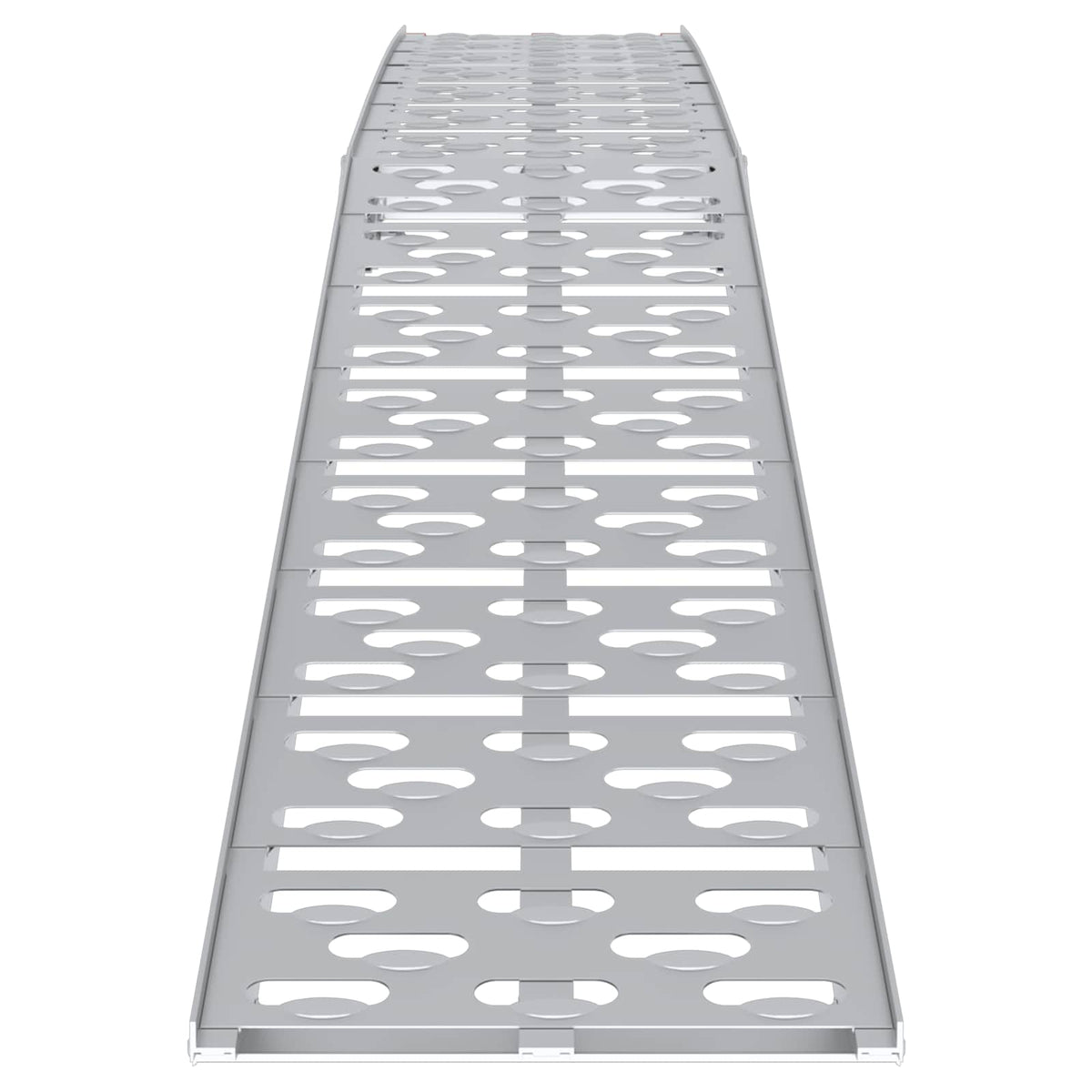 vidaXL Laad Ramp 2 pcs Zilver 222 x 29 x 14 cm Aluminium