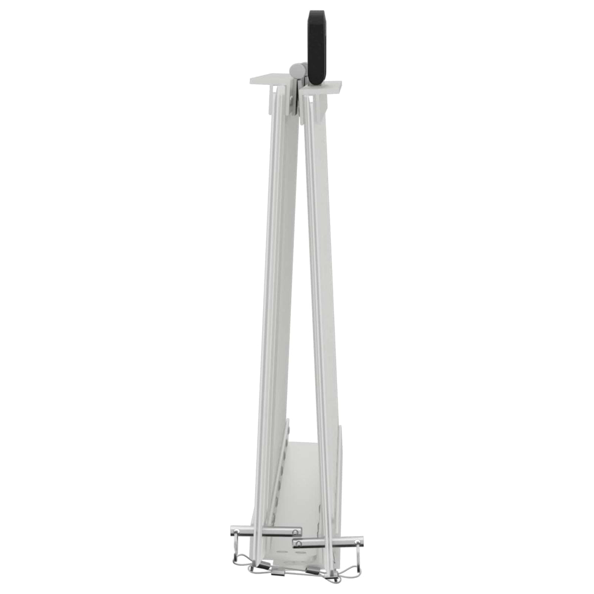vidaXL Rolstoelhelling Zilver 62 x 73 x 5 cm Aluminium