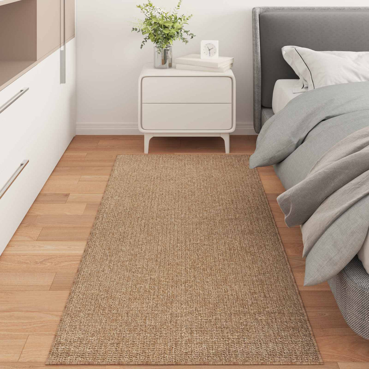 vidaXL Vloerkleden Rechthoekig Naturel 150 x 80 cm