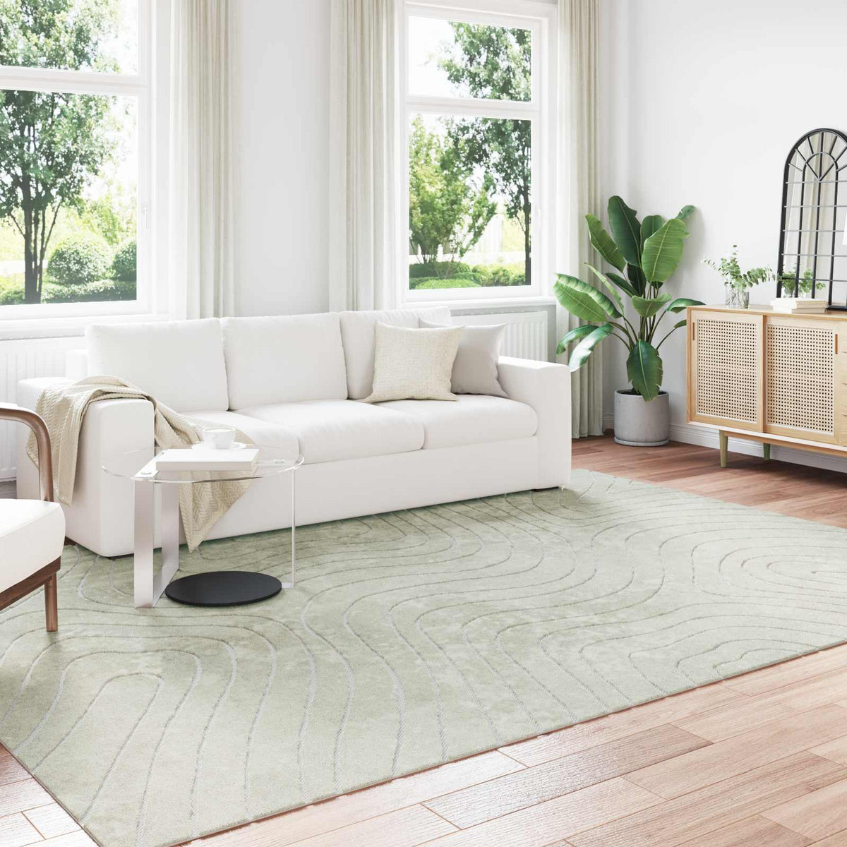 vidaXL Vloerkleden Rechthoekig Crème 150 x 80 cm