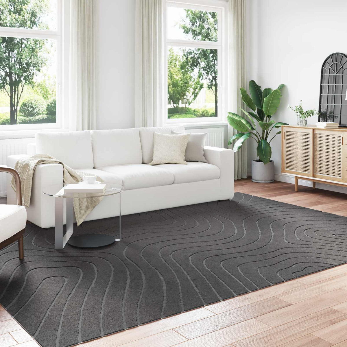 vidaXL Vloerkleden Rechthoekig Crème 150 x 80 cm