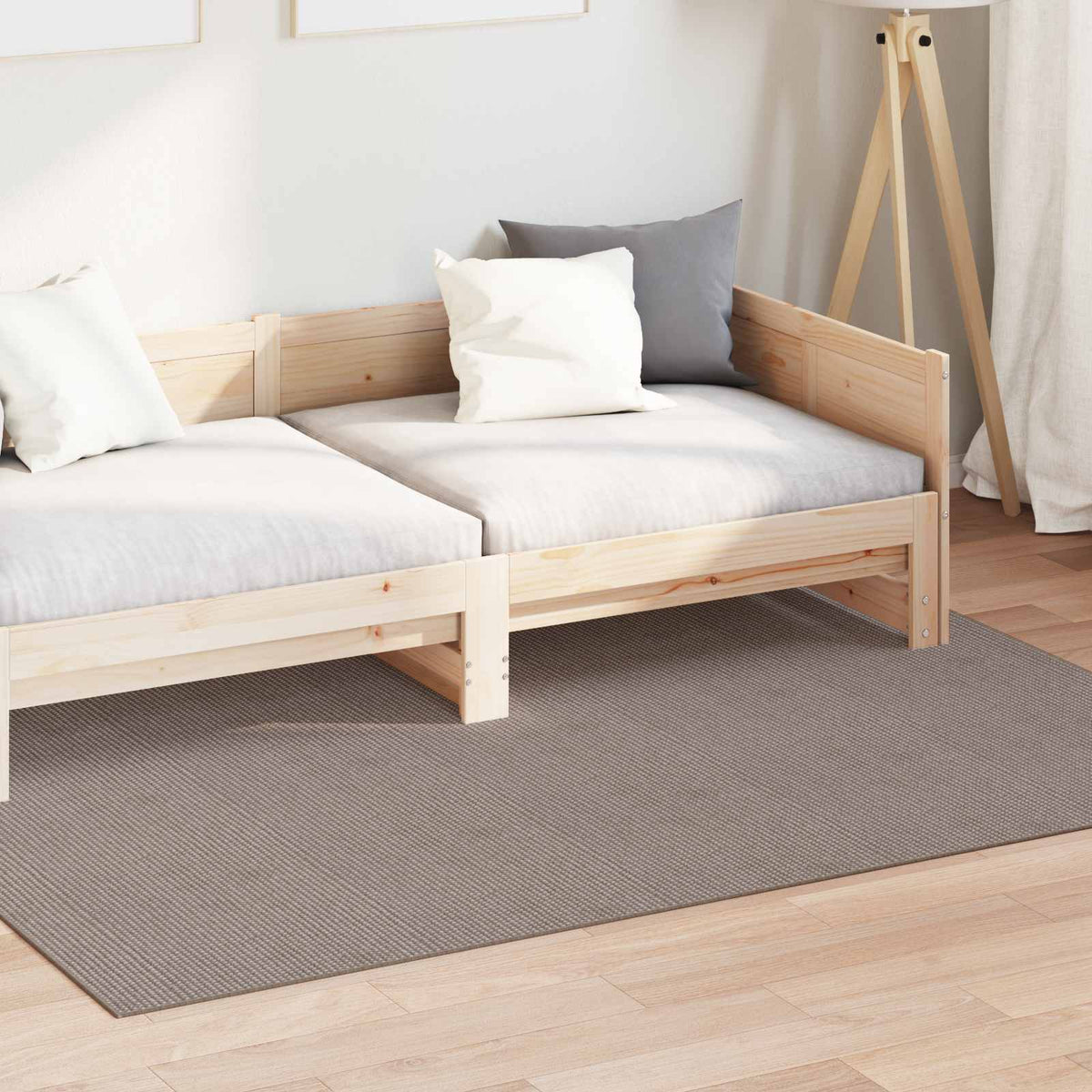 vidaXL Vloerkleden Rechthoekig Crème 150 x 80 cm