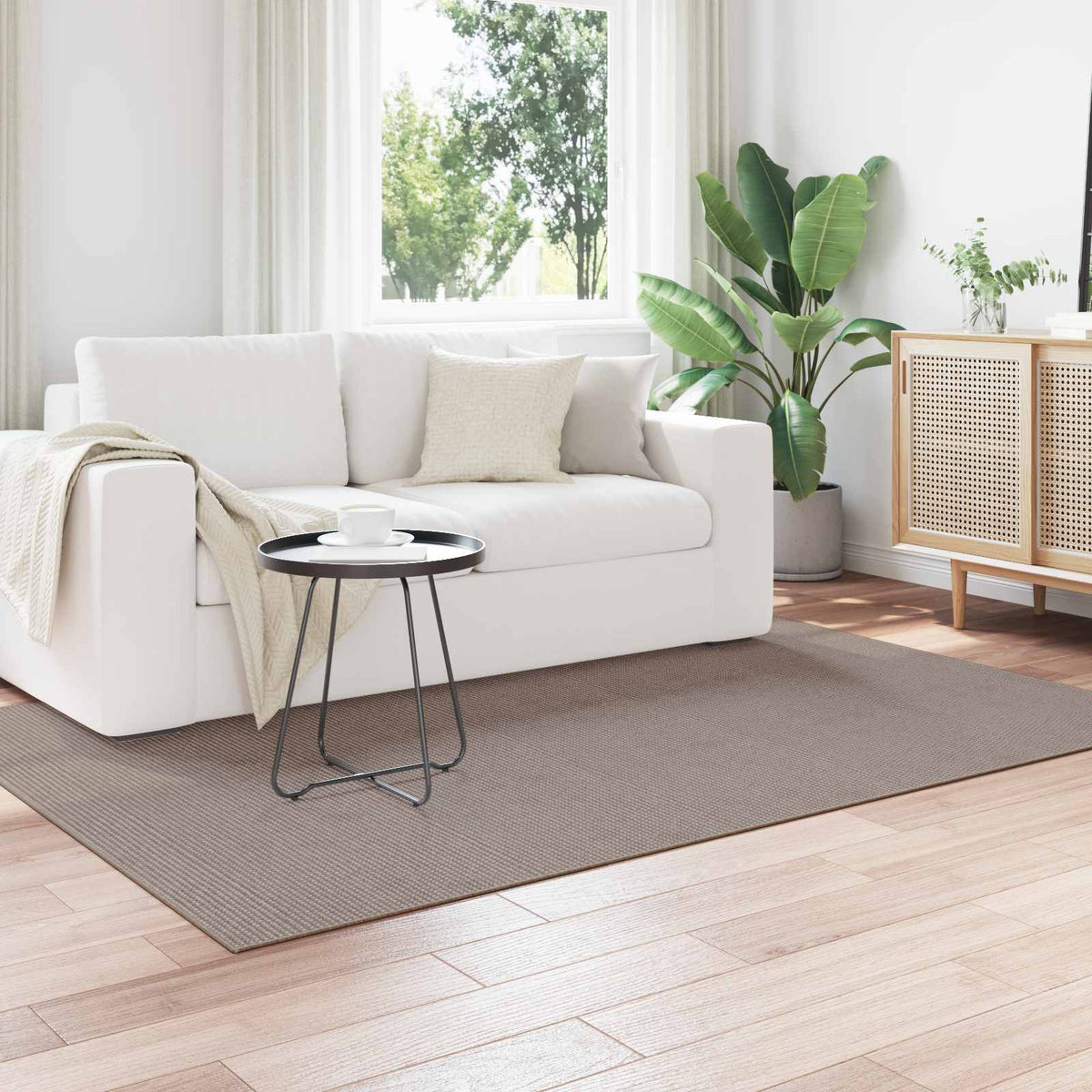 vidaXL Vloerkleden Rechthoekig Crème 150 x 80 cm