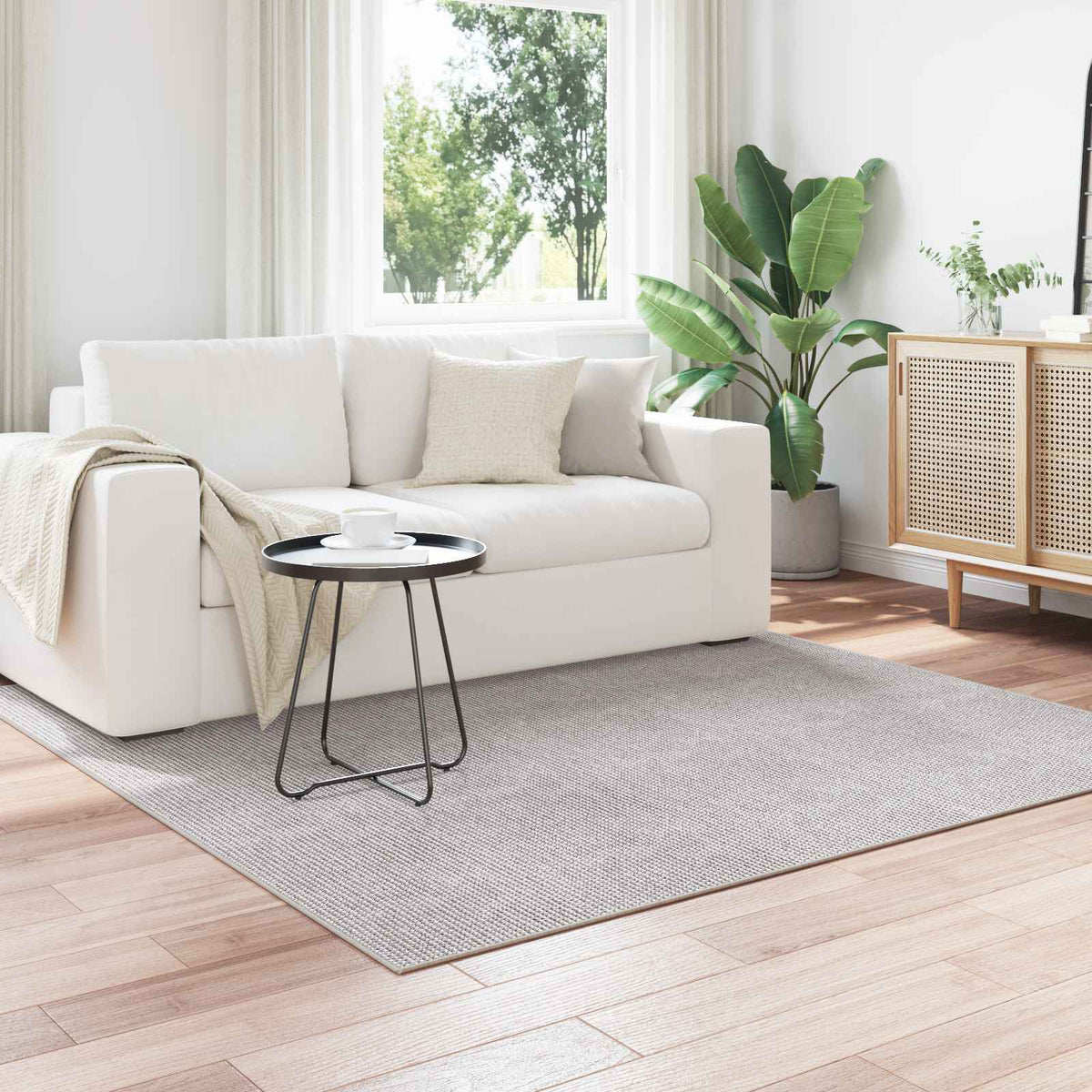 vidaXL Vloerkleden Rechthoekig Crème 150 x 80 cm
