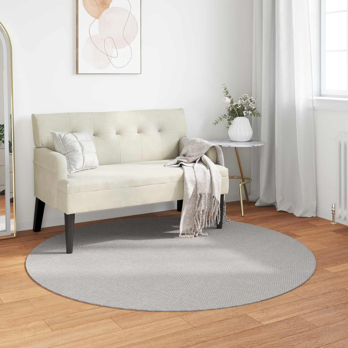 vidaXL Vloerkleden Rechthoekig Crème 150 x 80 cm