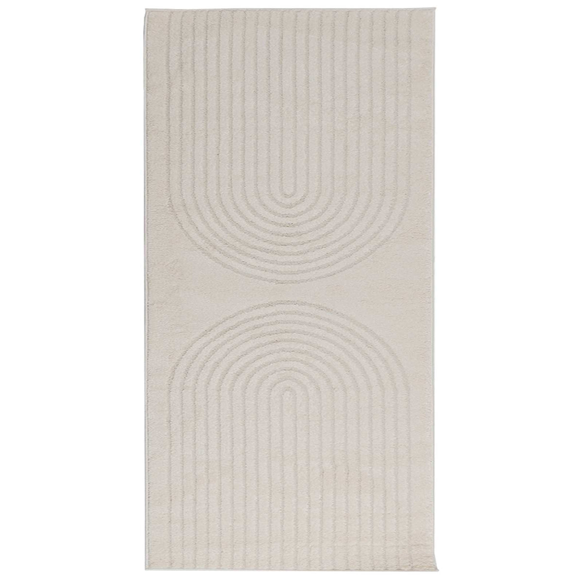 vidaXL Vloerkleden Rechthoekig Crème 150 x 80 cm