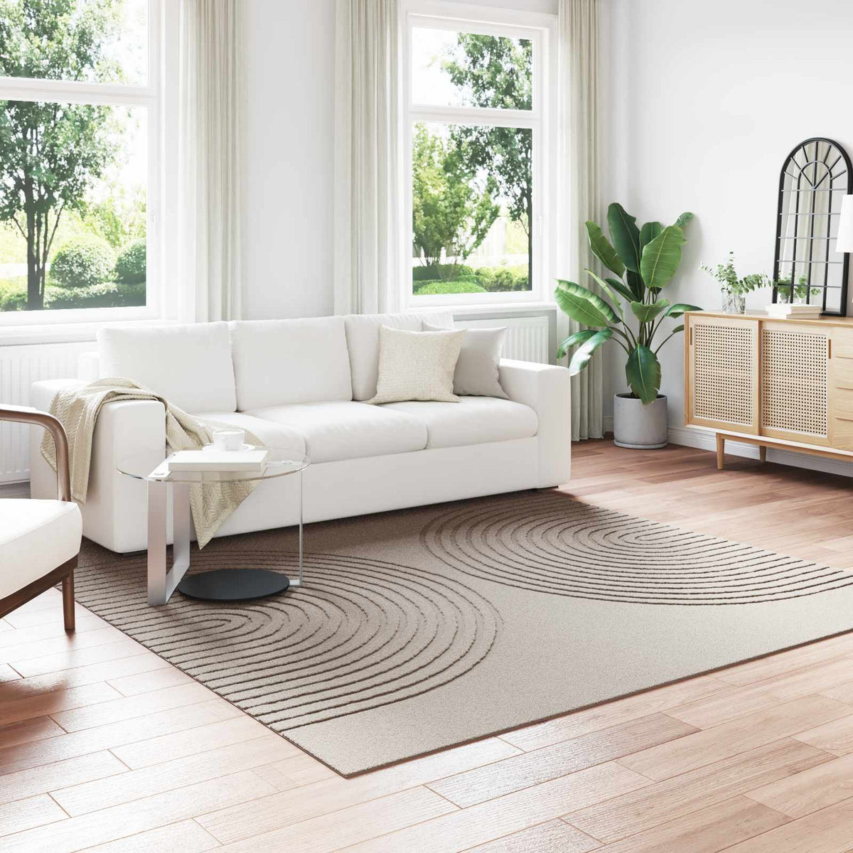 vidaXL Vloerkleden Rechthoekig Crème 150 x 80 cm