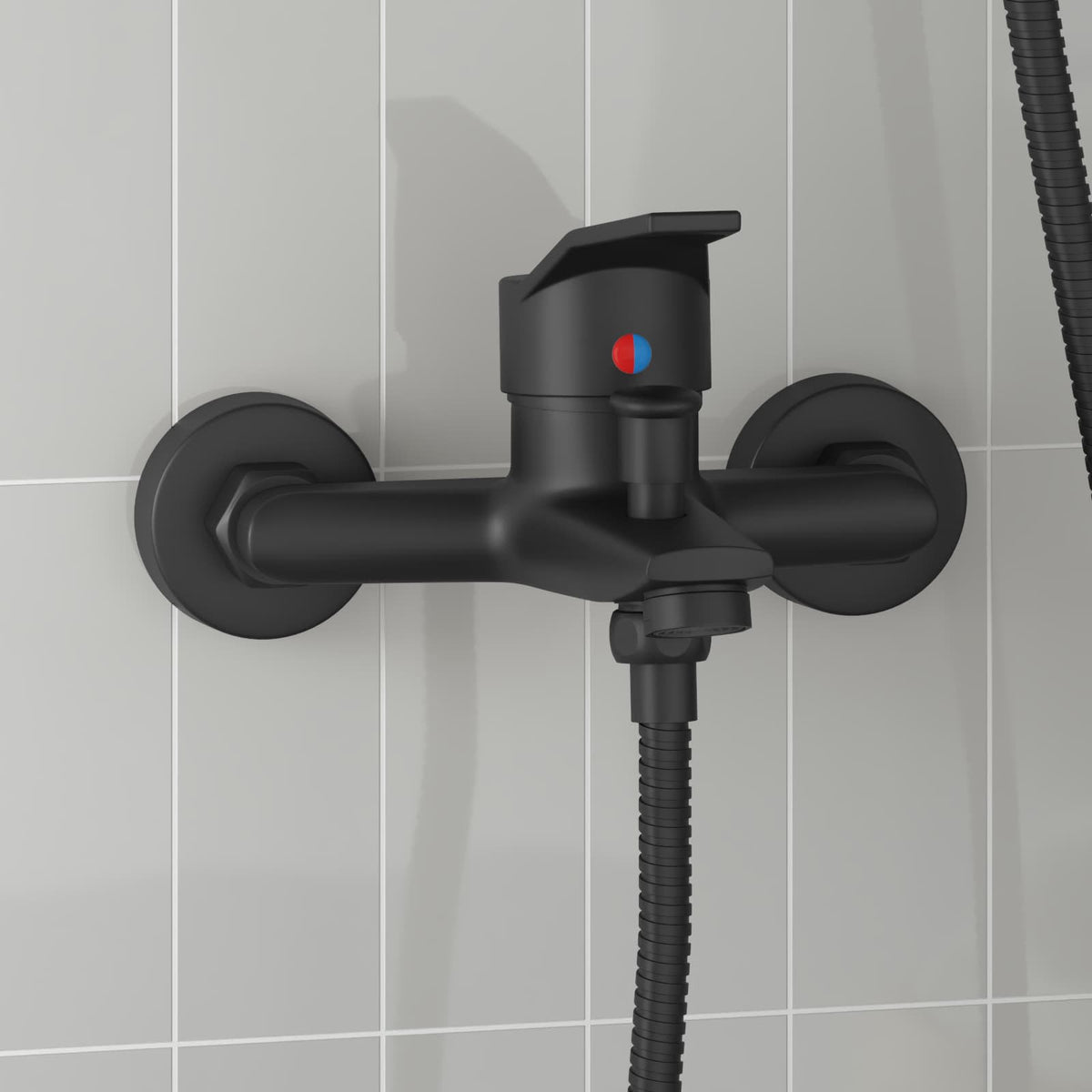 vidaXL Douchemengkraan Chroom G 1 / 2 inch