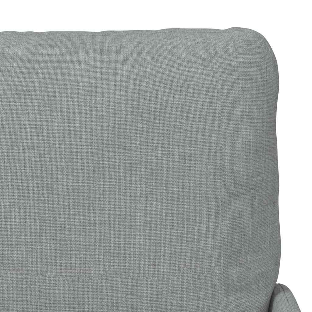 vidaXL Banken met kussen 55cm Lichtgrijs Multiplex