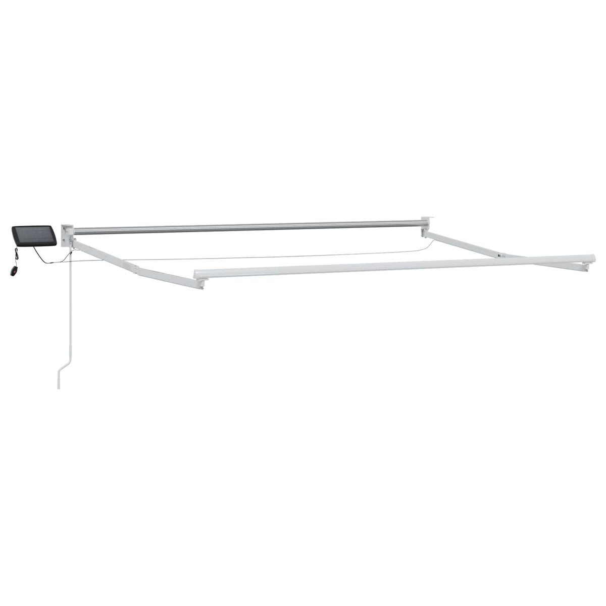 vidaXL Elektrisch uitschuifbaar zonnescherm frame Antraciet 4 × 3 m