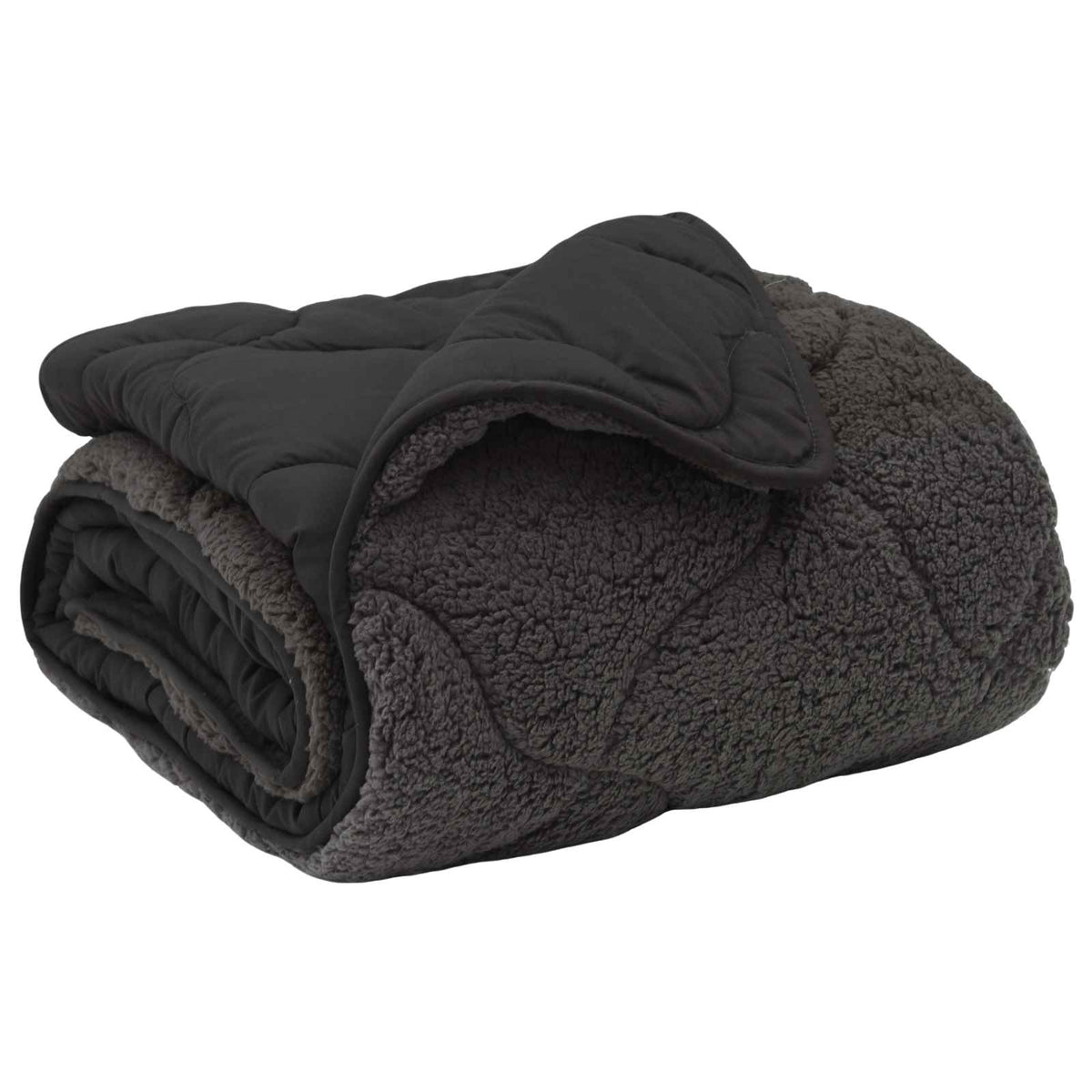 vidaXL Zomer Dekbed Roze 135 x 200 cm Microfiber en Teddy fleece