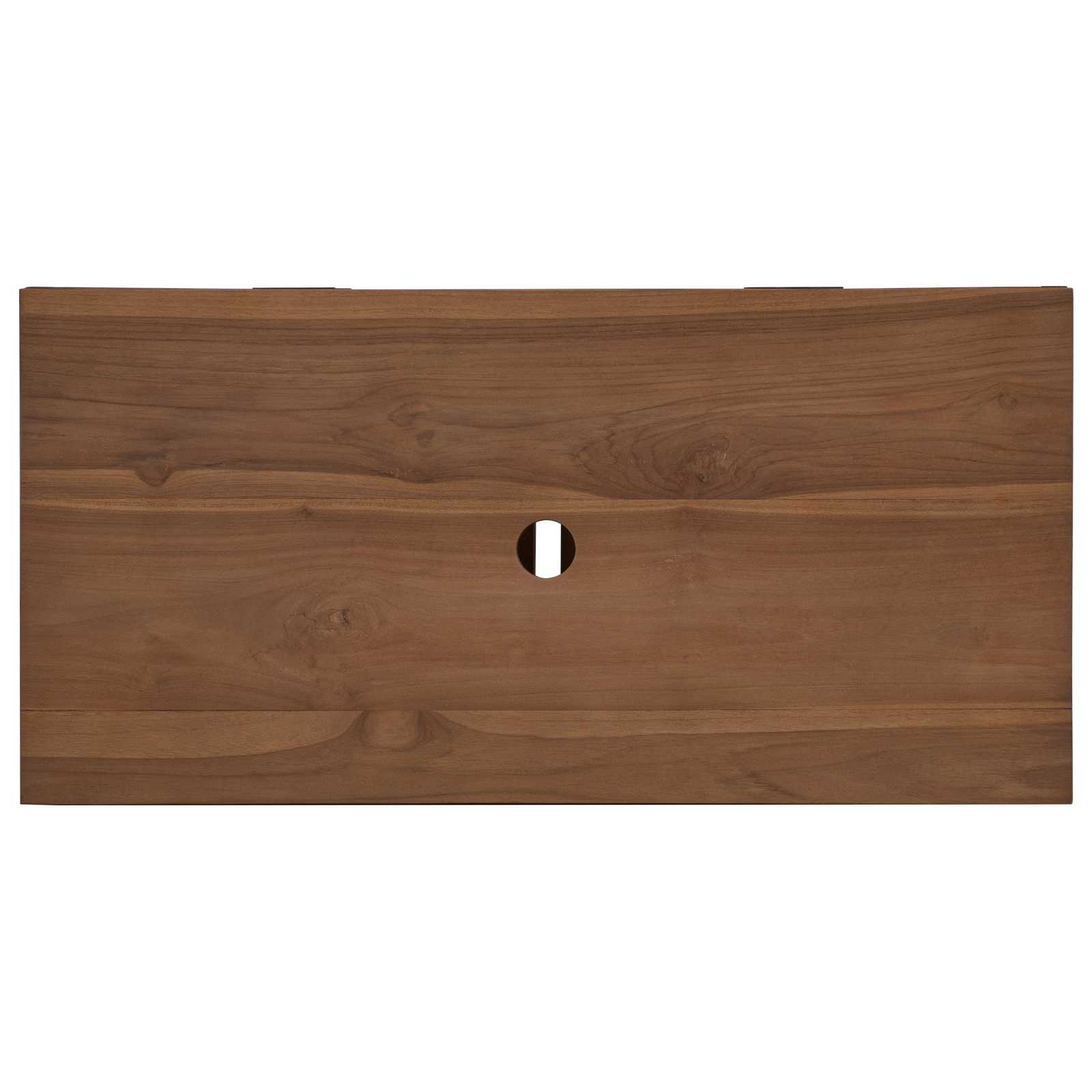 vidaXL Badkamerkast Naturel 60 x 45 x 75 cm Massief Teakhout
