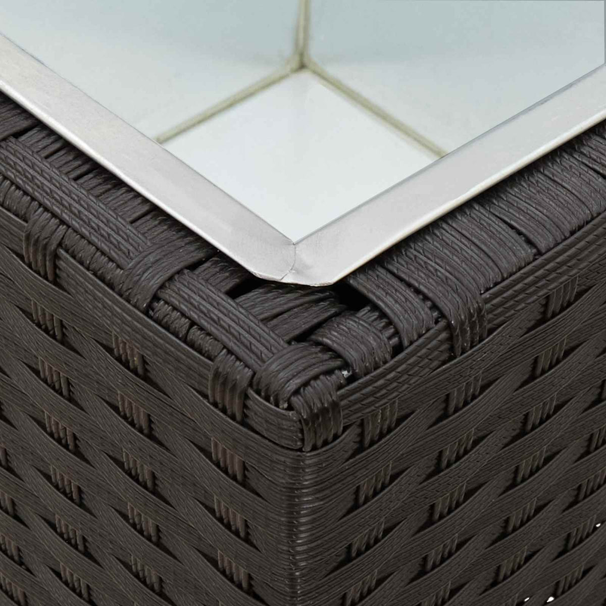 vidaXL Tuinset 3 pcs Zwart Metaal