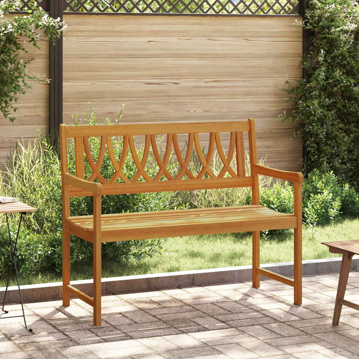 vidaXL Tuinbank 219 cm massief acaciahout