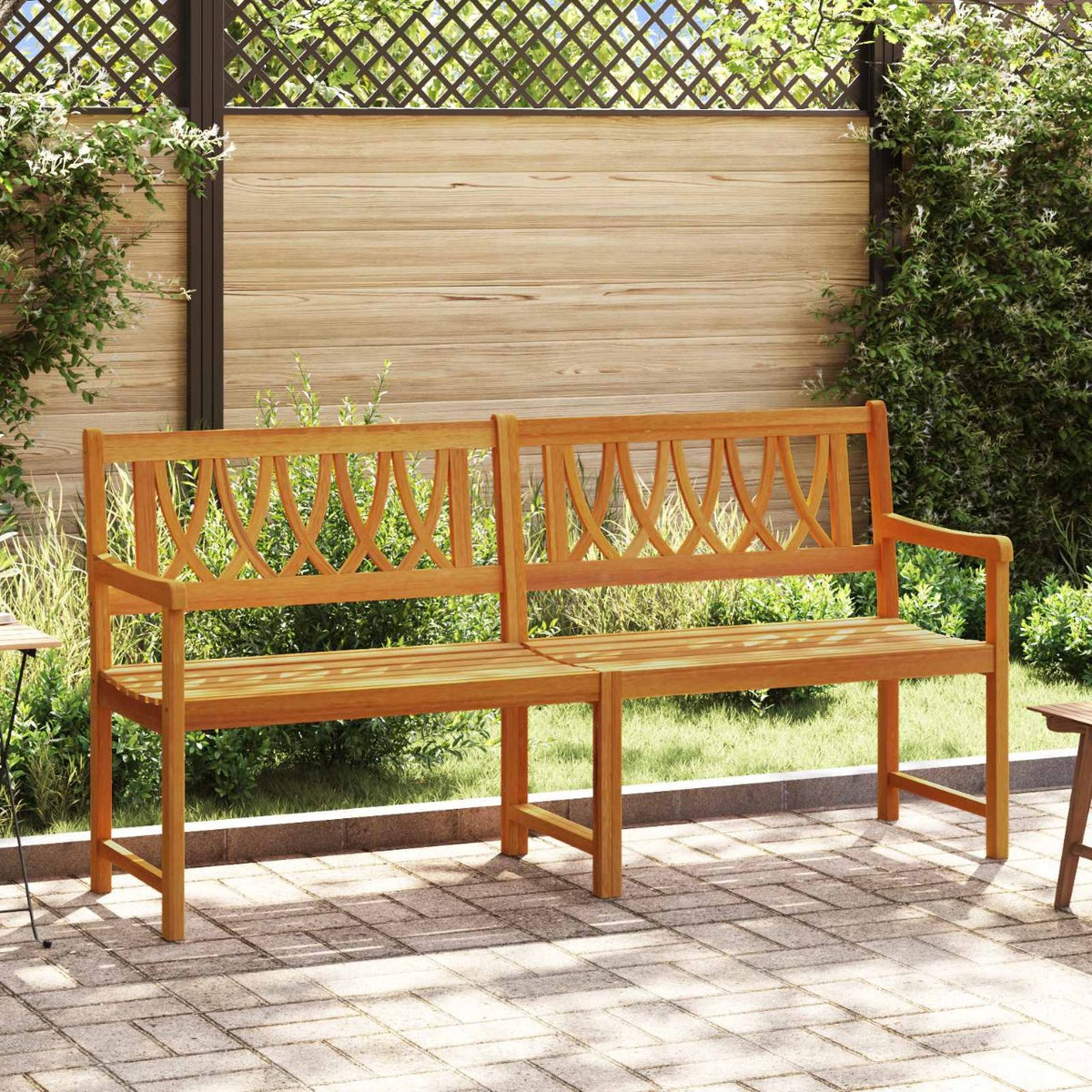 vidaXL Tuinbank 219 cm massief acaciahout