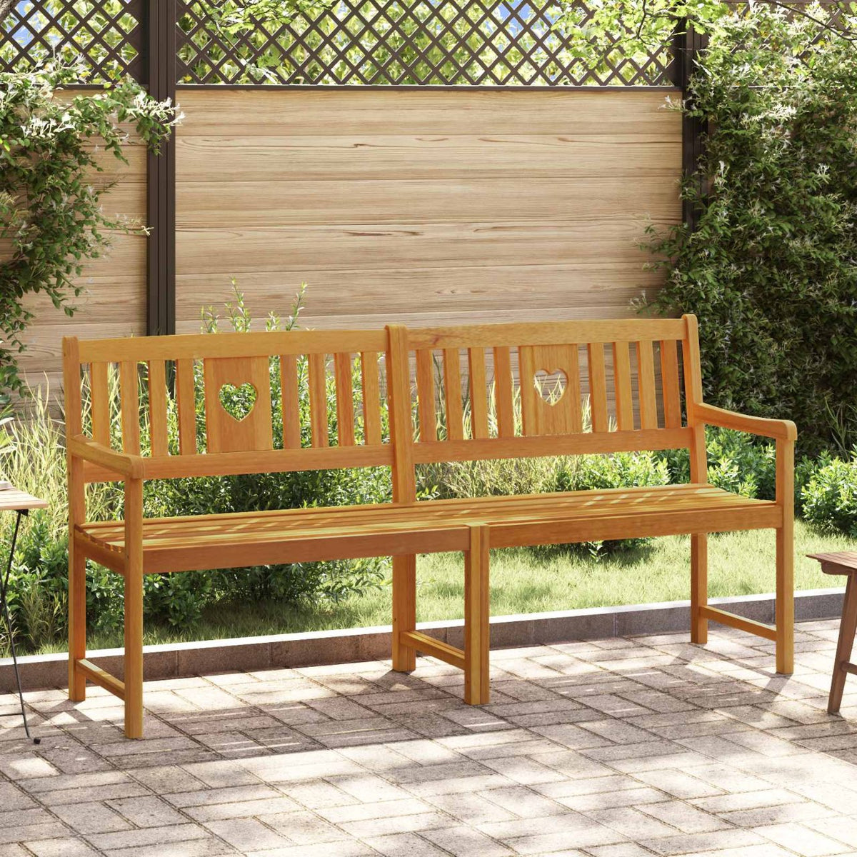 vidaXL Tuinbank 219 cm massief acaciahout