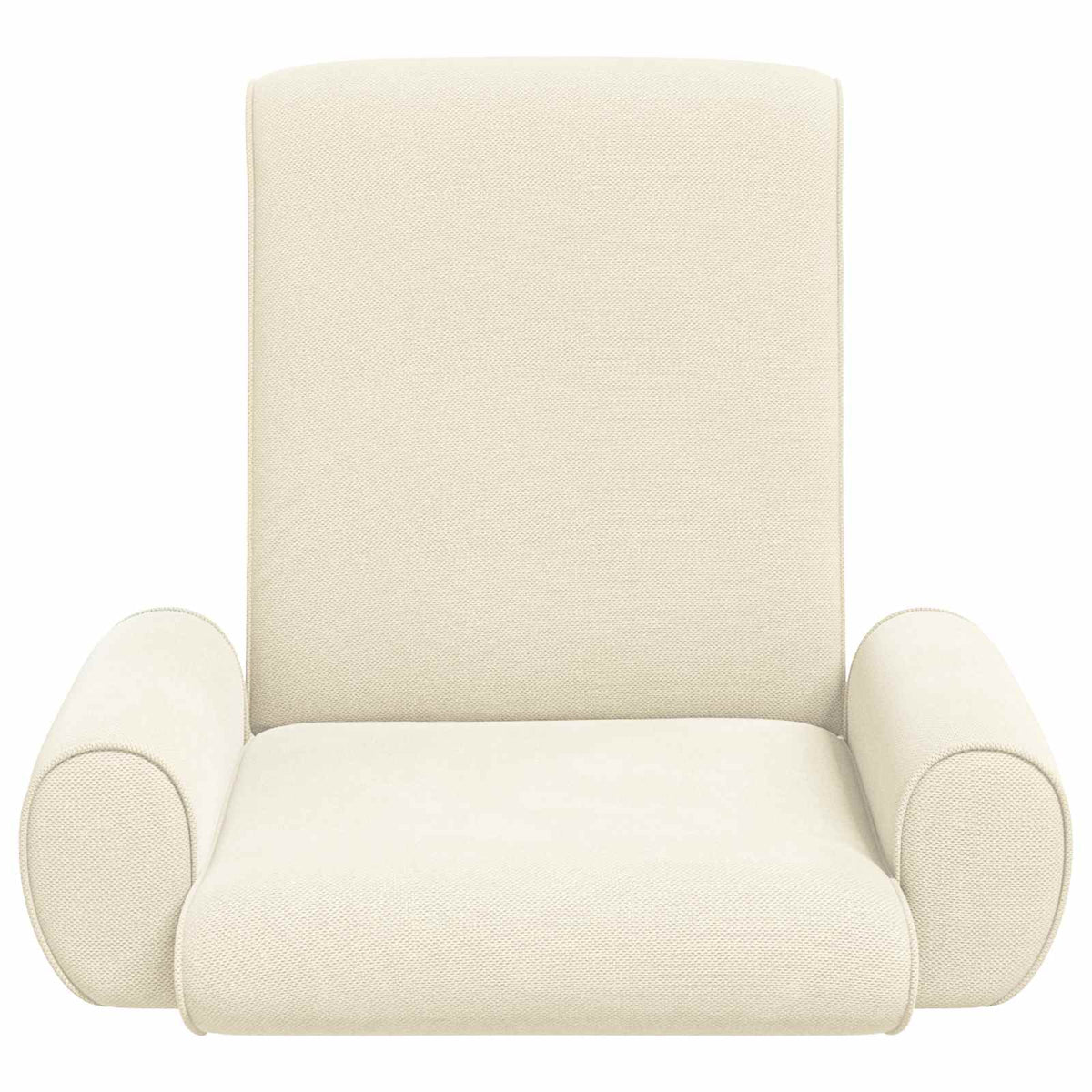 vidaXL Vloerstoel Crème 68 x 51 x 56 cm Grove Fluweel