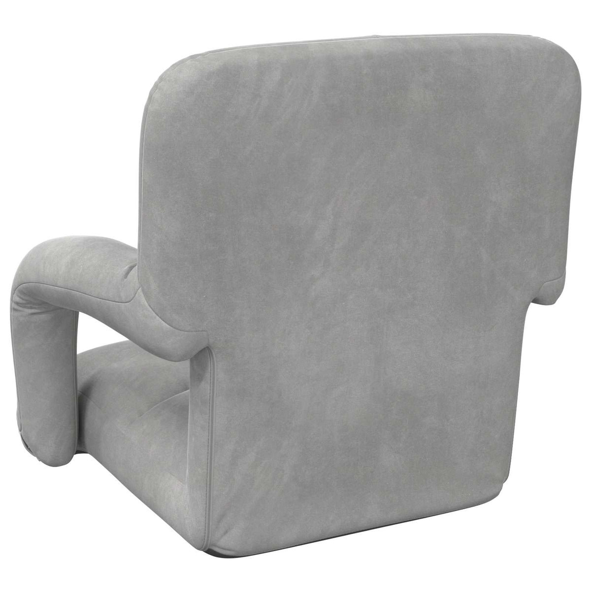 vidaXL Vloerstoel Lichtgrijs 58 x 62 x 58 cm Fluweel