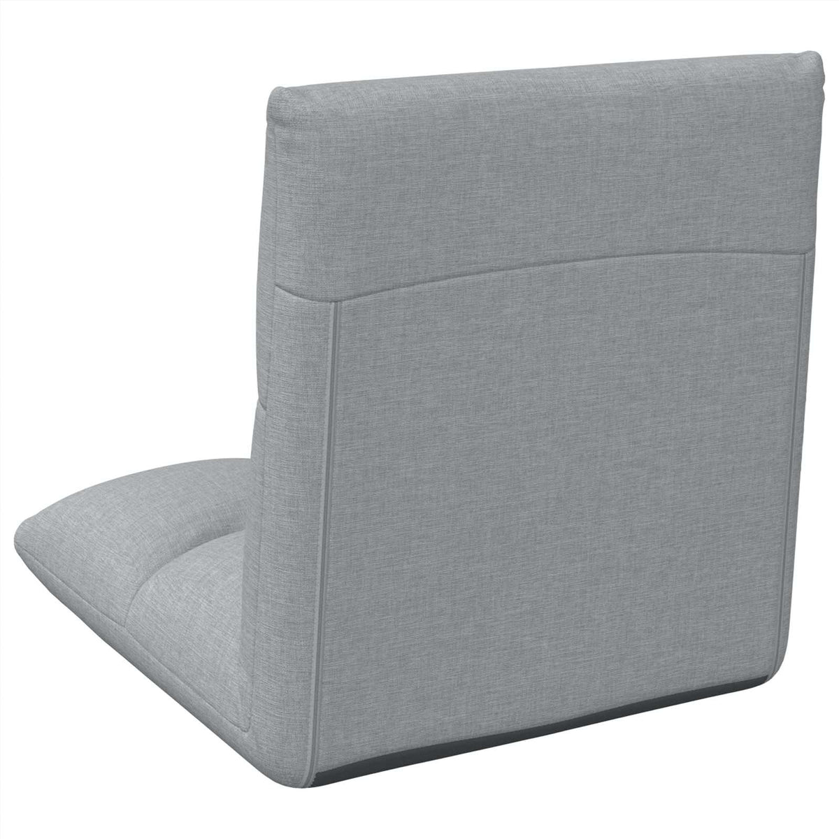 vidaXL Vloerstoel Lichtgrijs 50 x 61 x 57 cm Stof