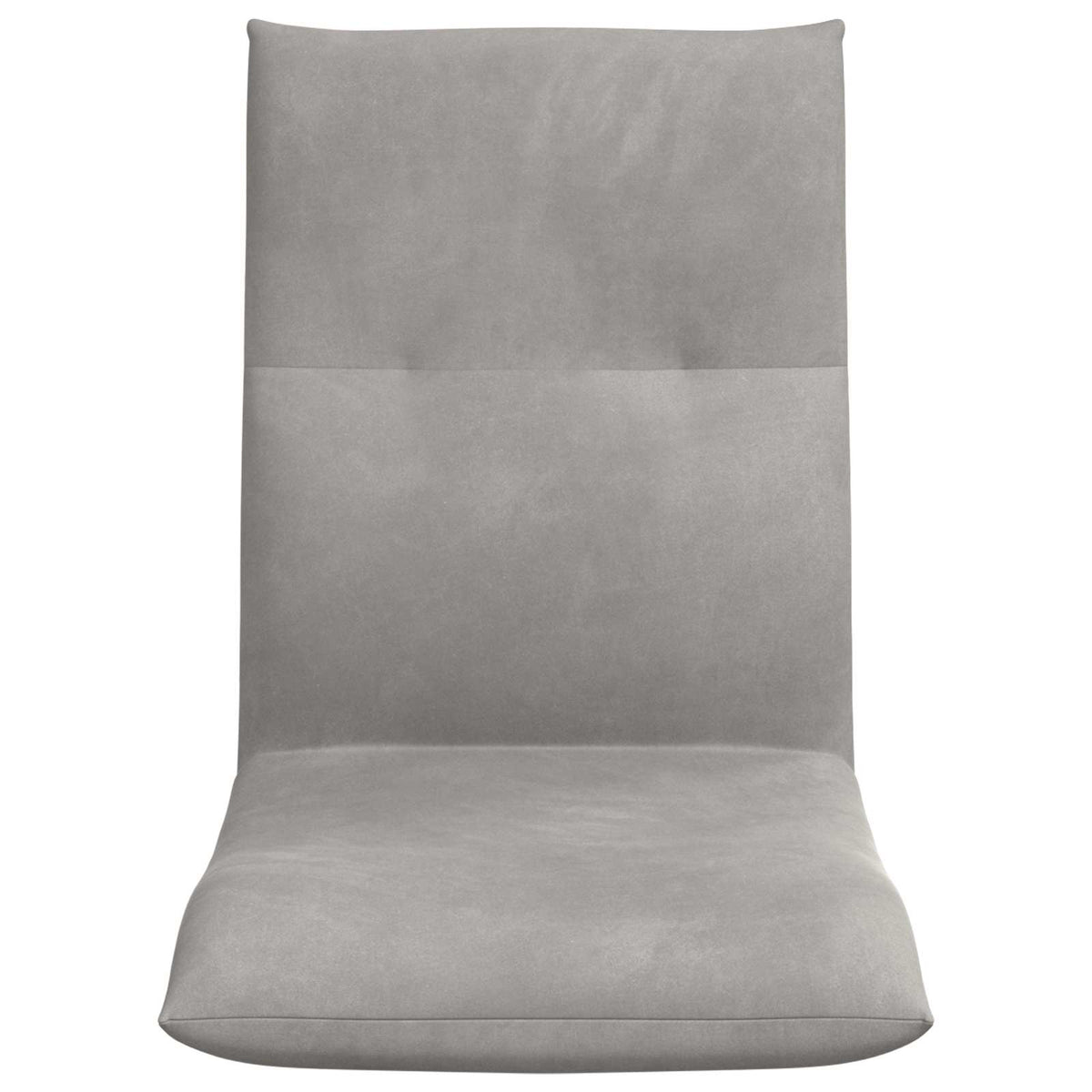 vidaXL Vloerstoel Lichtgrijs 46 x 50 x 61 cm Fluweel
