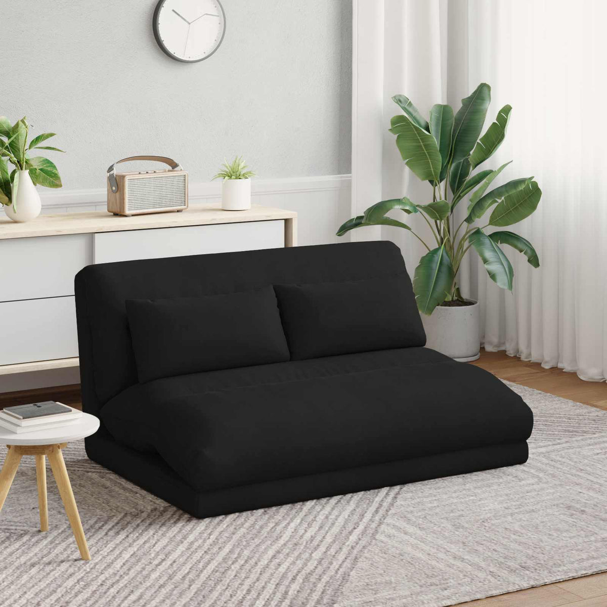 vidaXL Vloerstoel Lichtgrijs 110 x 82 x 55 cm Fluweel