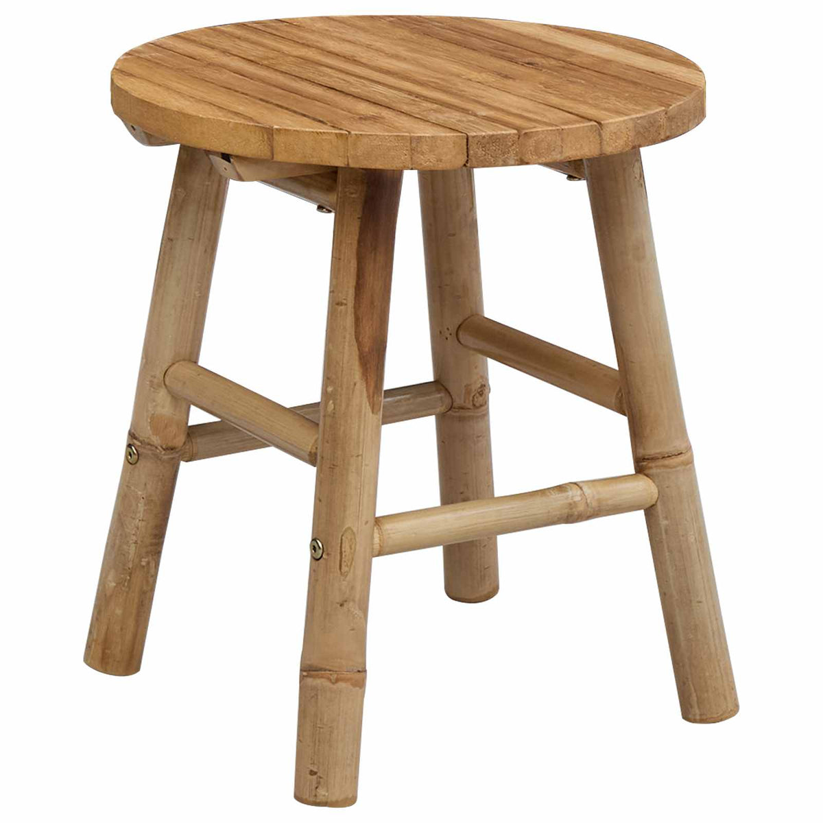 vidaXL Tuin kruk Naturel Ø 38 x 42 cm Bamboe