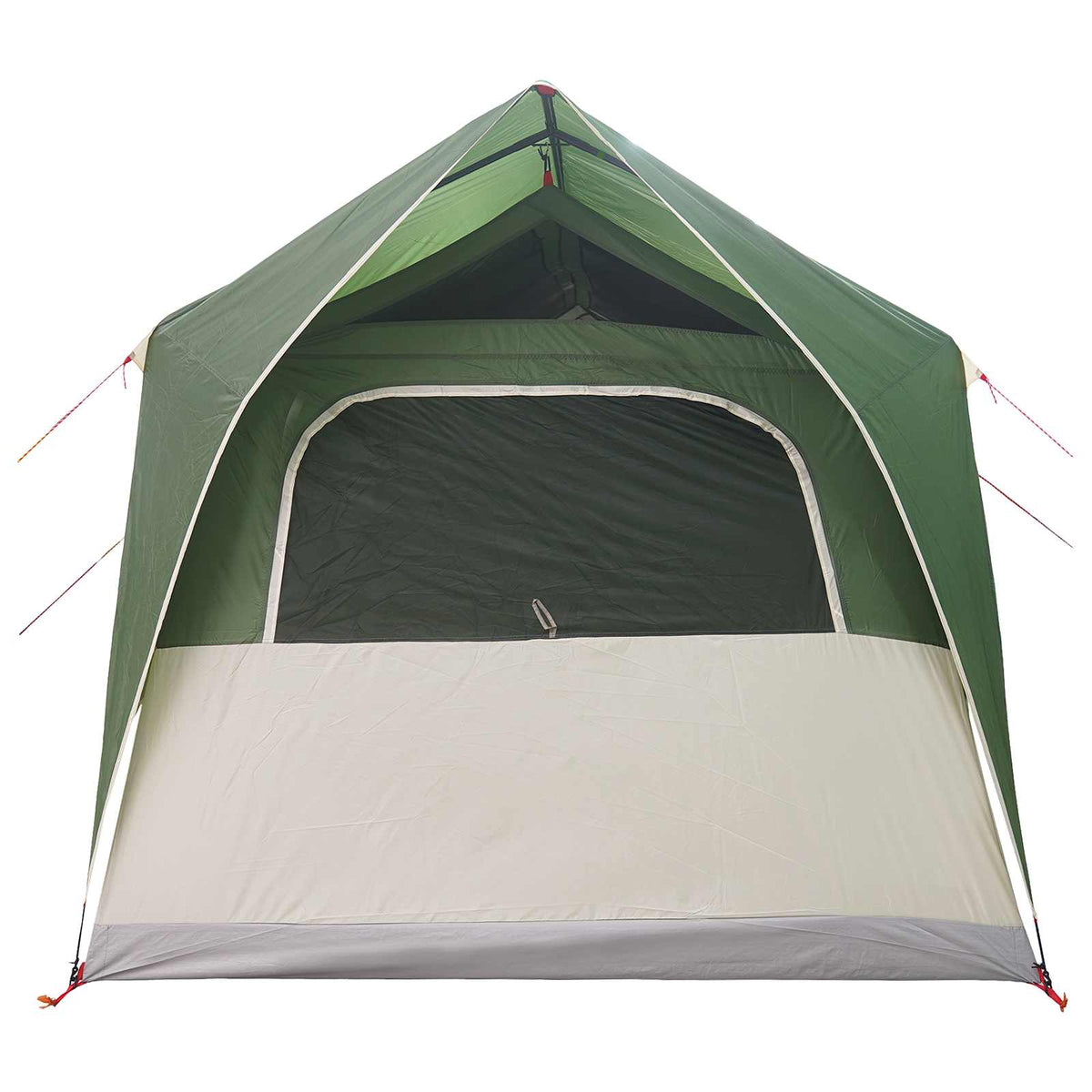 vidaXL Tunneltent met dak Groen 8-persoons Polyester en staal