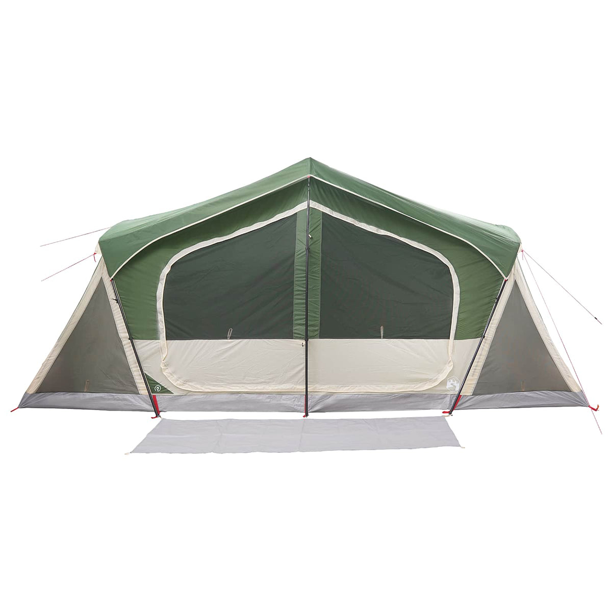 vidaXL Huisje Tent met dak Groen 480 x 273 x 205 cm Polyester en staal