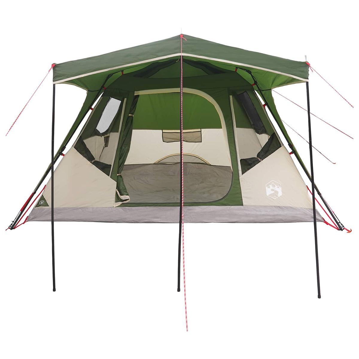 vidaXL Gezinstent met dak Groen 305 x 275 x 190 cm Polyester en staal