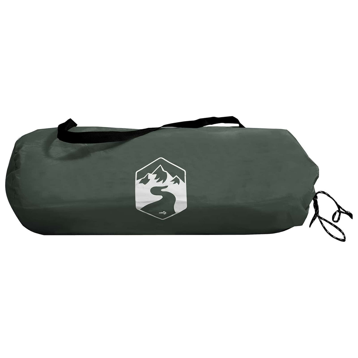 vidaXL Jacht Tent Legergroen 143 x 143 x 165 cm Polyester en staal