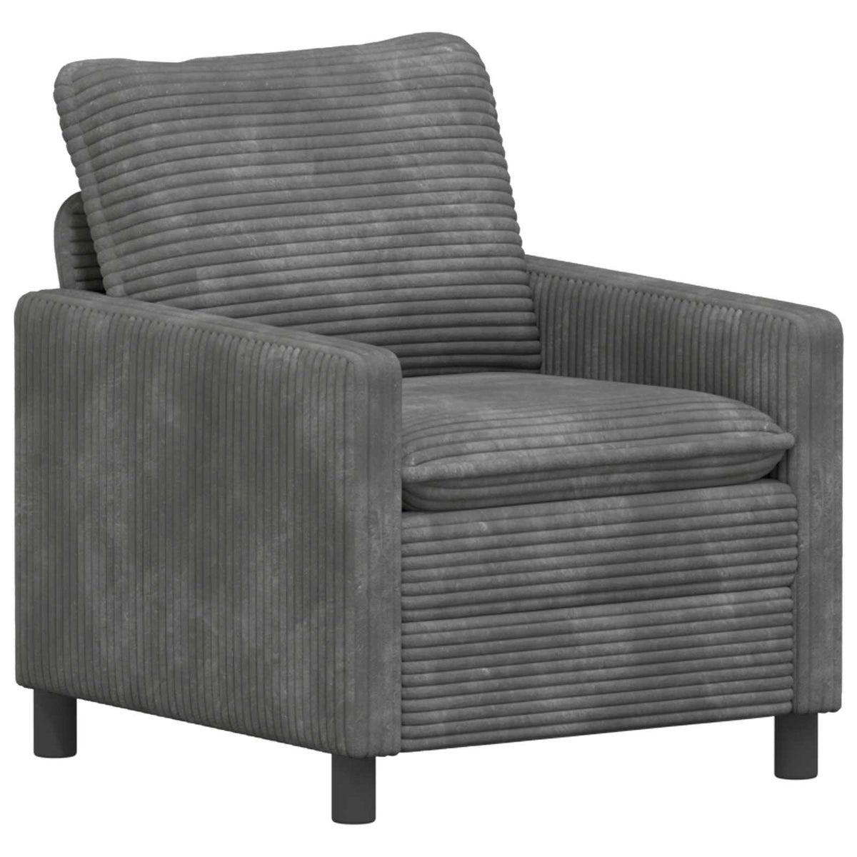 vidaXL Bank Lichtgrijs 76 x 81 x 87,5 cm Polyester