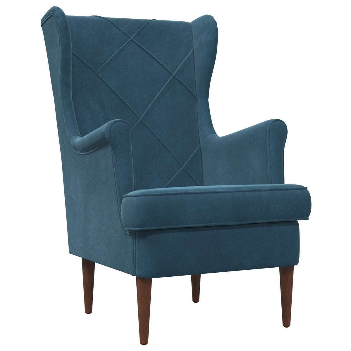 vidaXL Fauteuil Lichtgrijs Fluweel