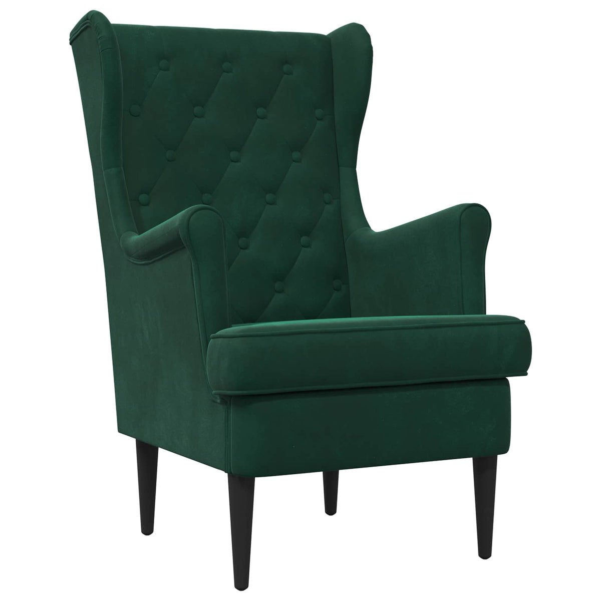 vidaXL Fauteuil Lichtgrijs Fluweel