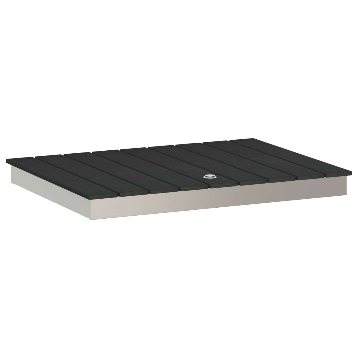 vidaXL Tuin vloershower WPC en RVS 201 Bruin