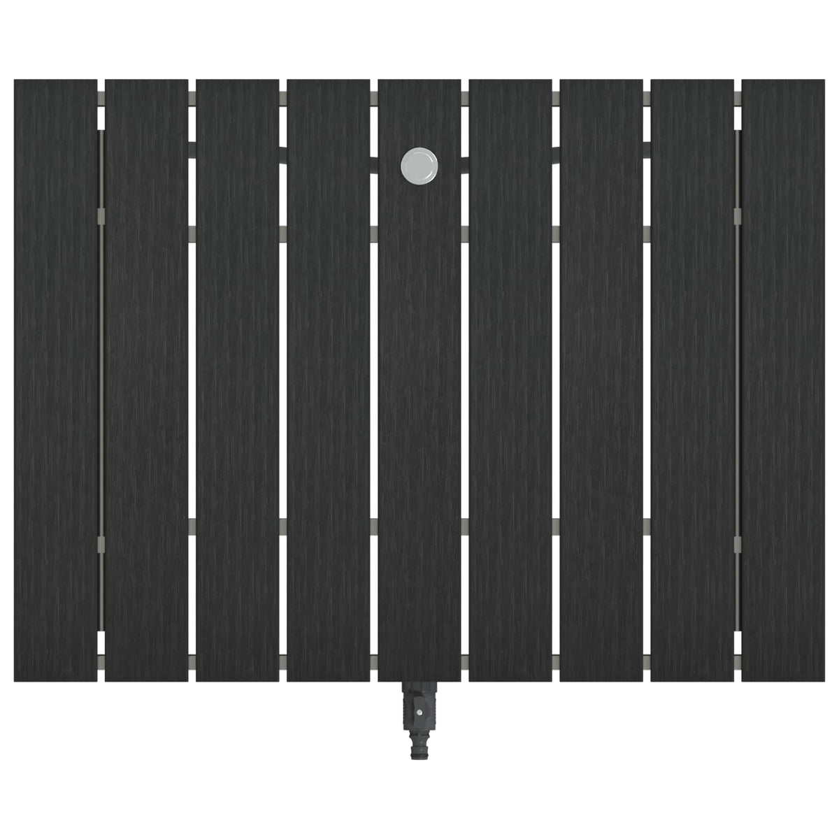 vidaXL Tuin vloershower WPC en RVS 201 Bruin