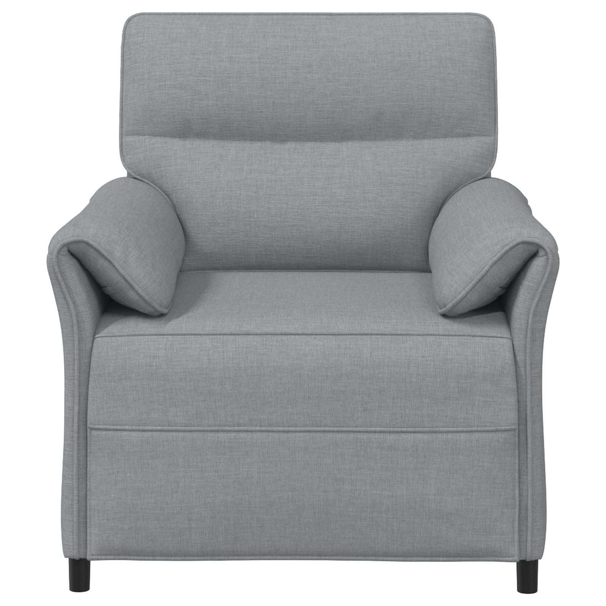 vidaXL Bank 100% polyester metalen frame MDF, Multiplex