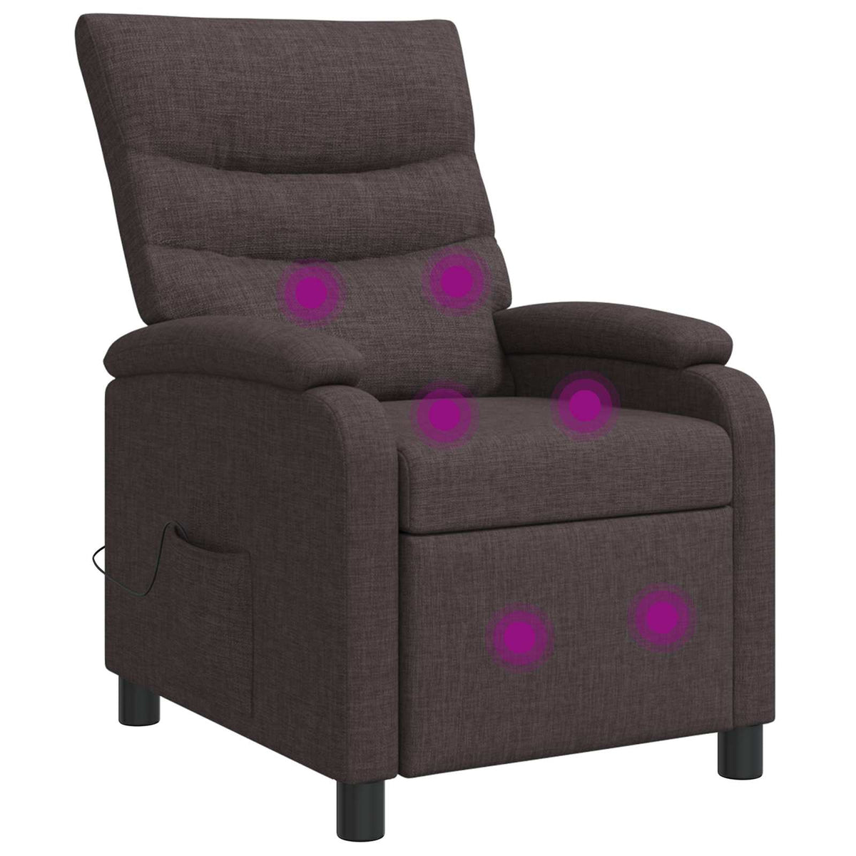 vidaXL Relaxfauteuil Lichtgrijs Stof